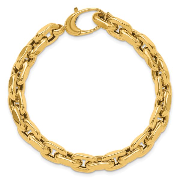 Leslie's 14K Polished Fancy Link Bracelet Image 4 Cone Jewelers Carlsbad, NM