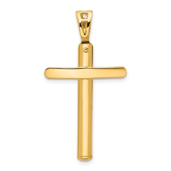 Leslie's 14K Polished Cross Pendant Morin Jewelers Southbridge, MA