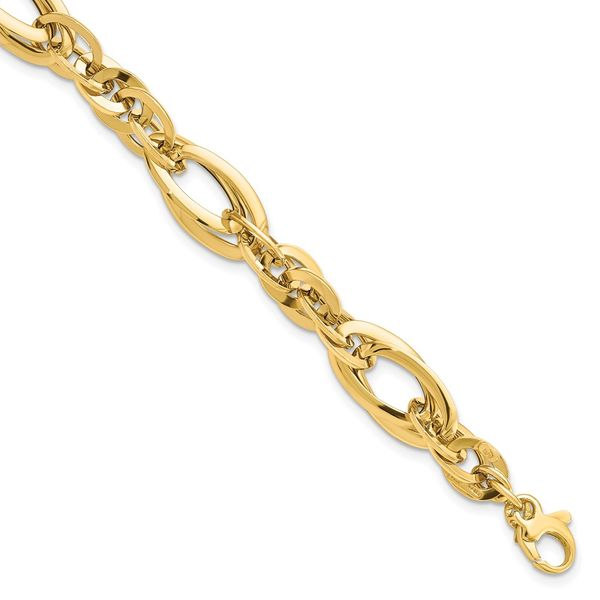 Gold Rush Double Link Charm Bracelet