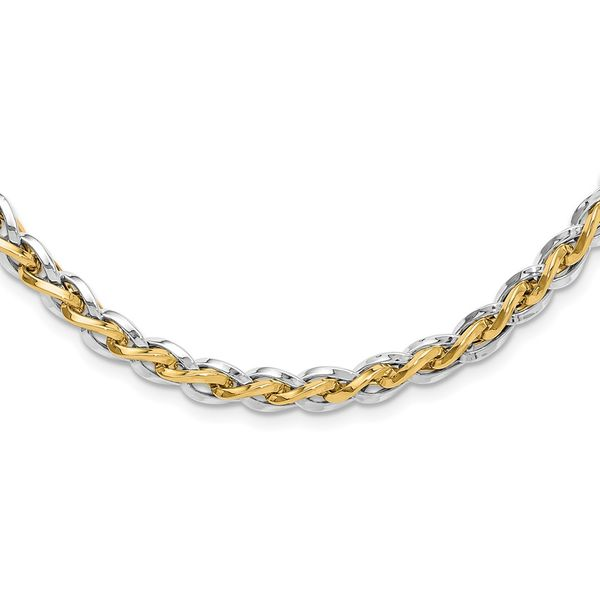 Buy Golden Silver Two Tone Chain Light Weighted Gold Plated Brass Chain  Online at Best Prices in India - JioMart.