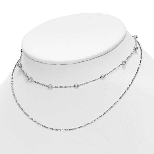 Sterling Silver Polished Necklace Image 3 Brummitt Jewelry Design Studio LLC Raleigh, NC