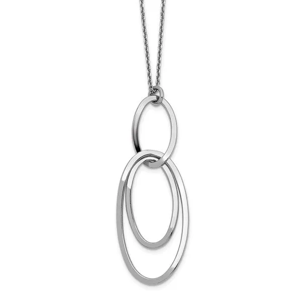 Leslie's Sterling Silver Rh-plated Polished/Grooved Hollow J, Carroll's  Jewelers