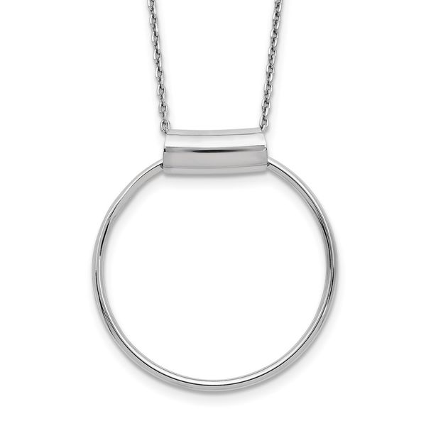 Studio Jewellery V Silver Necklace