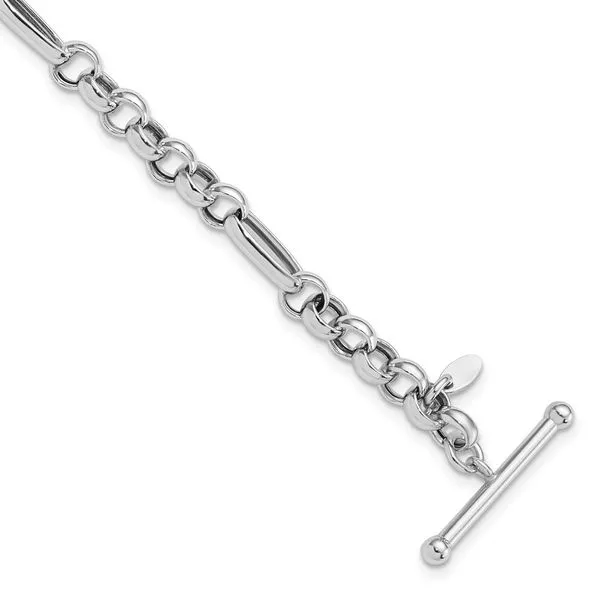 Amazing unique design sterling silver gorgeous link chain bracelet