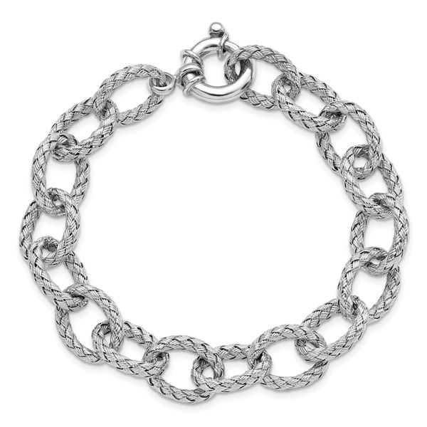 Sterling Silver Link Bracelet Image 4 Brummitt Jewelry Design Studio LLC Raleigh, NC