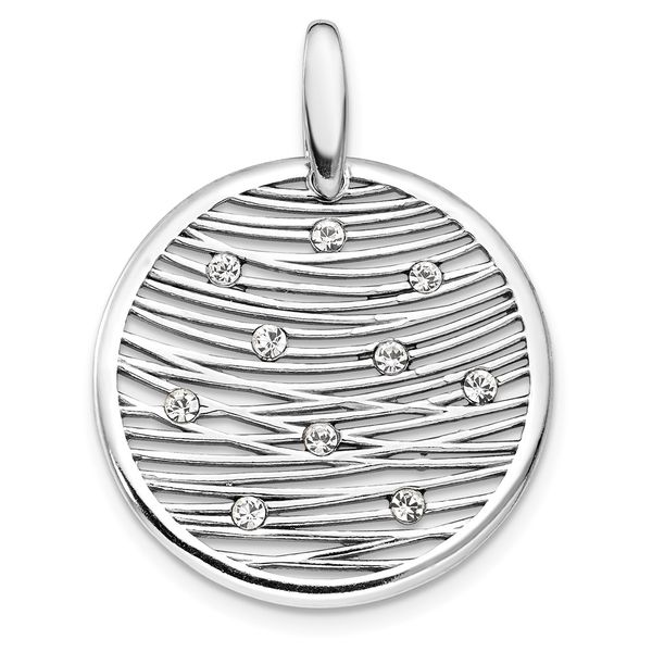 Sterling Silver Round Polished Locket Necklace