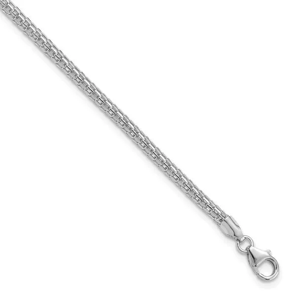 DiamondJewelryNY Fancy ＆ Fashion Sterling Silver Wheat Chain-