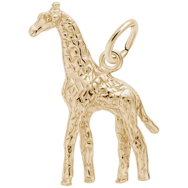 Giraffe Tallest Animal Golden Monogram