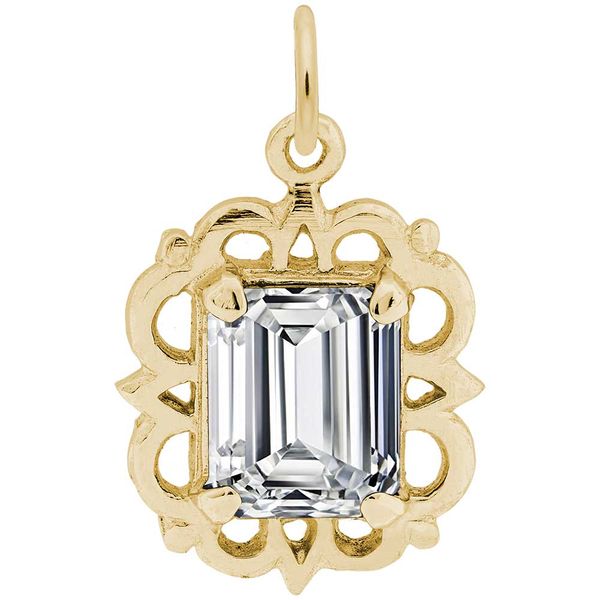 Birthstone Charm - Apr Chandlee Jewelers Athens, GA