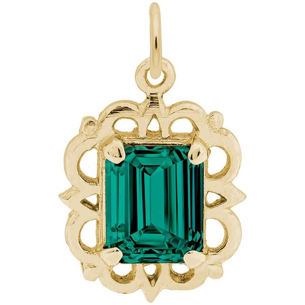 Birthstone Charm - May John E. Koller Jewelry Designs Owasso, OK