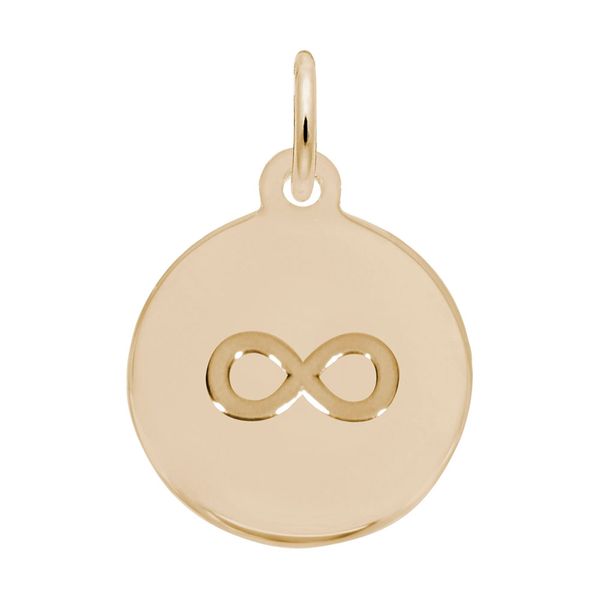 Petite Initial Disc - Infinity Symbol Jimmy Smith Jewelers Decatur, AL