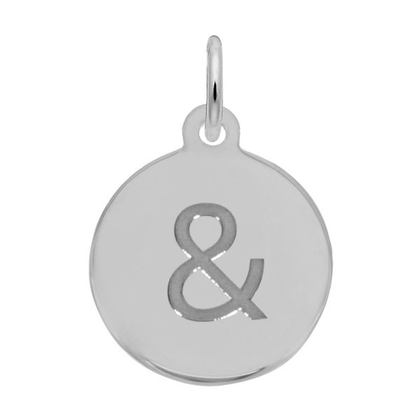 Petite Initial Disc - Ampersand Symbol J. West Jewelers Round Rock, TX