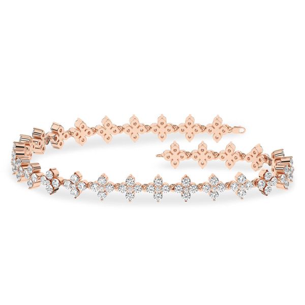 Diamond Petals Bracelet Gala Jewelers Inc. White Oak, PA