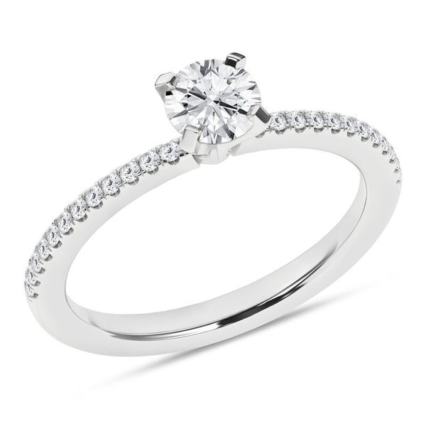 Straight Shank Engagement Ring Image 2 Gala Jewelers Inc. White Oak, PA