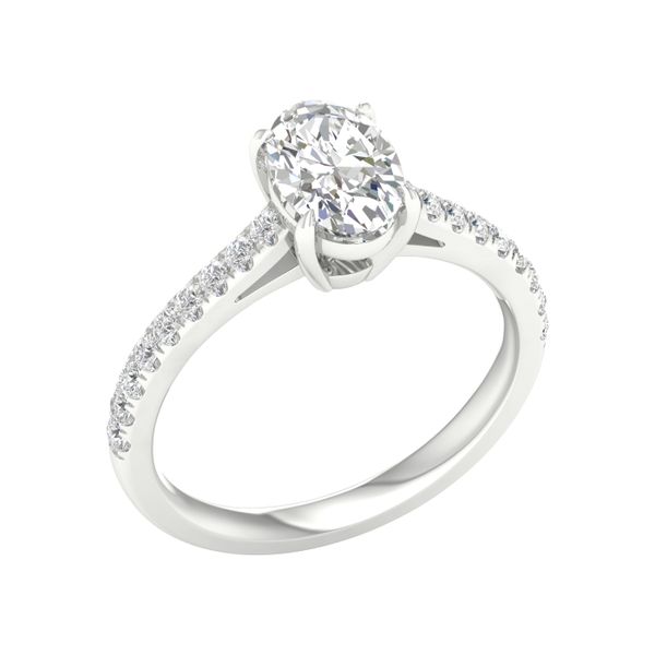 Classic Engagement Ring (Oval) Image 2 Gala Jewelers Inc. White Oak, PA