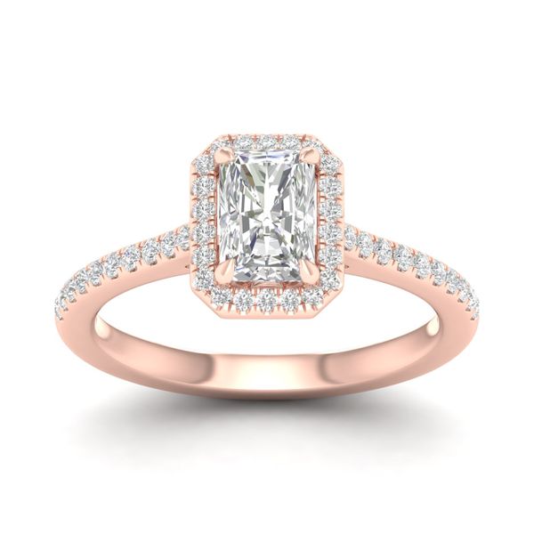 Halo Engagement Ring (Radiant) Cellini Design Jewelers Orange, CT