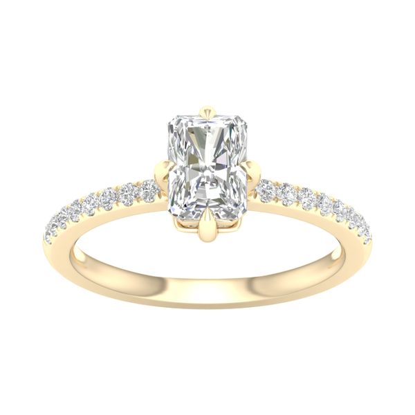 East West Prong Engagement Ring (Radiant) Cellini Design Jewelers Orange, CT
