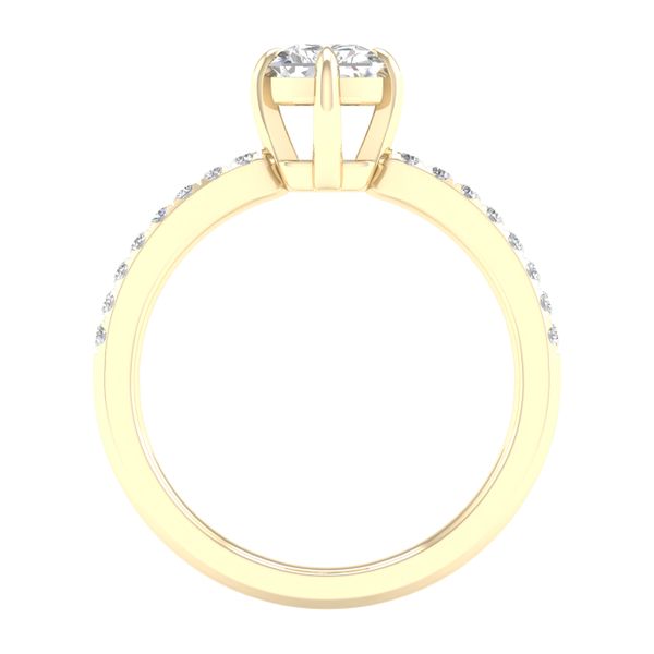 East West Prong Engagement Ring (Radiant) Image 4 Cellini Design Jewelers Orange, CT