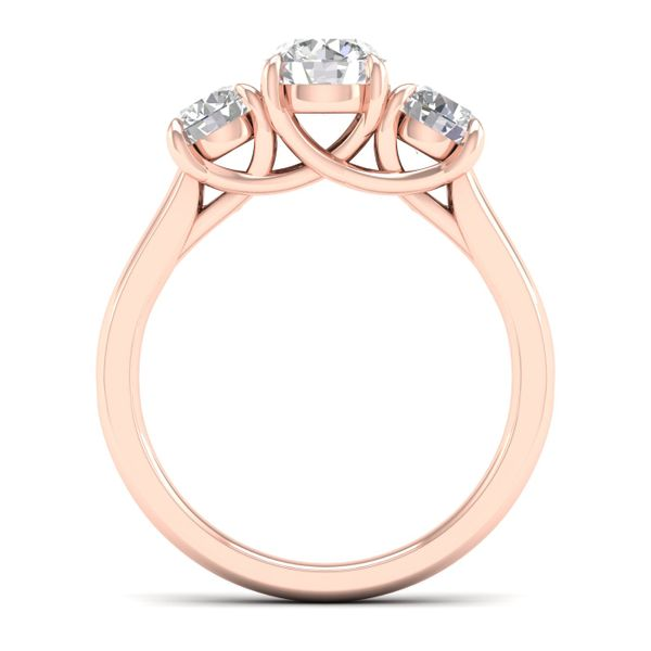 4 Prong 3 Stone Princess Diamond Setting with 2 Baguette Side Diamonds –  bbrnw2142