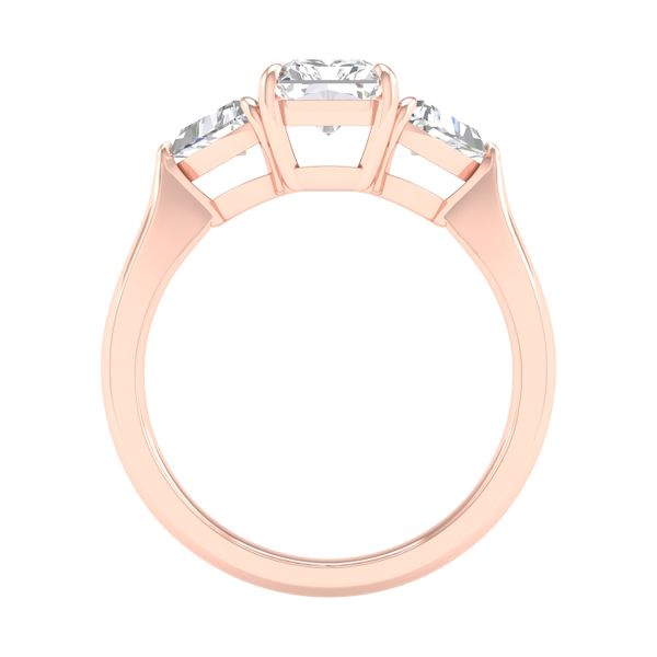 3 Stone Ring (Radiant + Trillion) Image 4 Gala Jewelers Inc. White Oak, PA