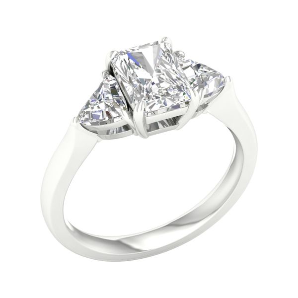 3 Stone Ring (Radiant + Trillion) Image 2 Gala Jewelers Inc. White Oak, PA
