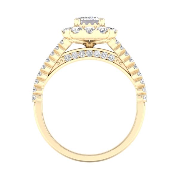 Engagement Ring with Fancy Halo Image 4 Gala Jewelers Inc. White Oak, PA