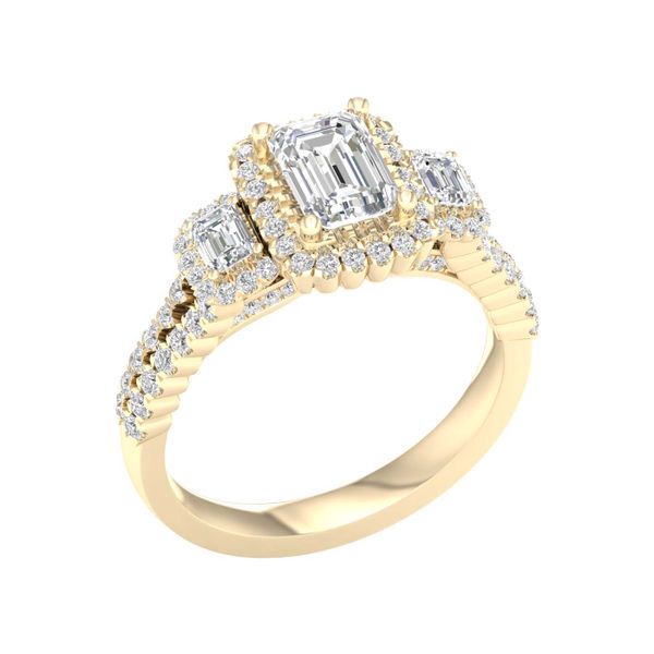 Elegant Halo Design Ring Image 2 Cellini Design Jewelers Orange, CT