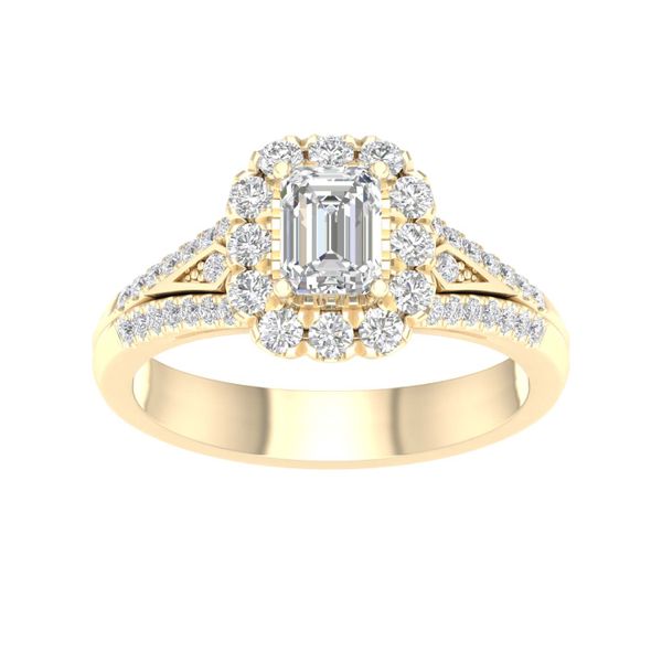 Elegant Halo Design Ring Cellini Design Jewelers Orange, CT