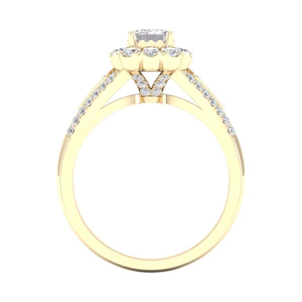 Elegant Halo Design Ring Image 4 Cellini Design Jewelers Orange, CT