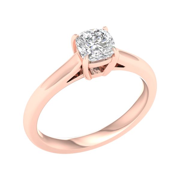 Solitaire Ring (Cushion) Image 2 Gala Jewelers Inc. White Oak, PA