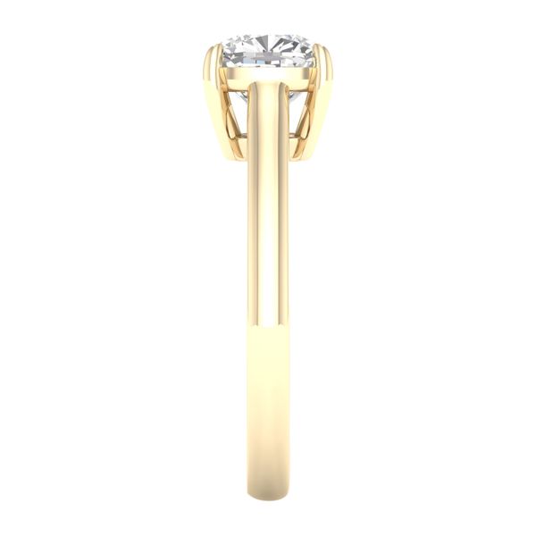 Solitaire Ring (Cushion) Image 2 Gala Jewelers Inc. White Oak, PA
