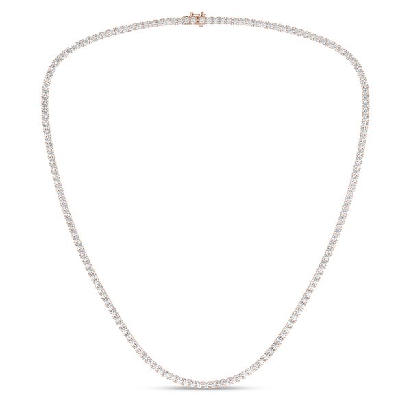 Straight Link Tennis Necklace Cellini Design Jewelers Orange, CT