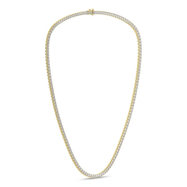 Straight Link Tennis Necklace Image 2 Cellini Design Jewelers Orange, CT