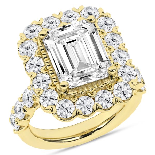 Elegant Halo Design Ring Image 2 Gala Jewelers Inc. White Oak, PA