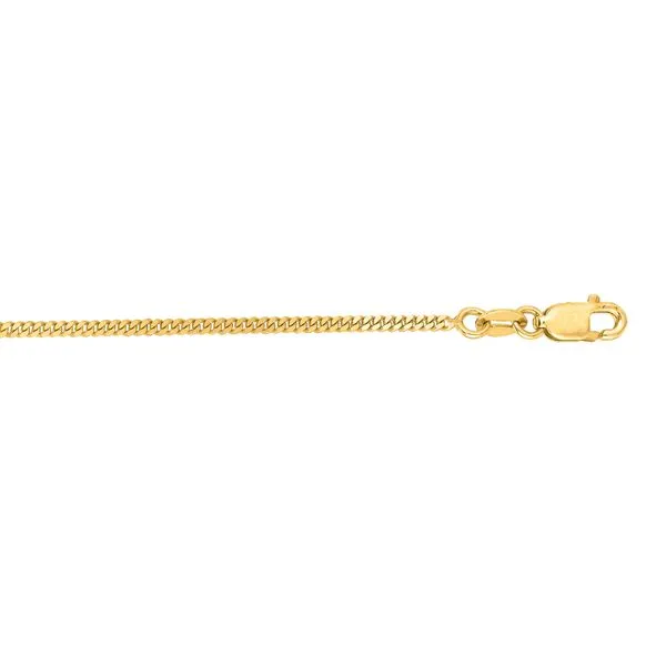 Double Rope Chain Necklace 10K Yellow Gold 18