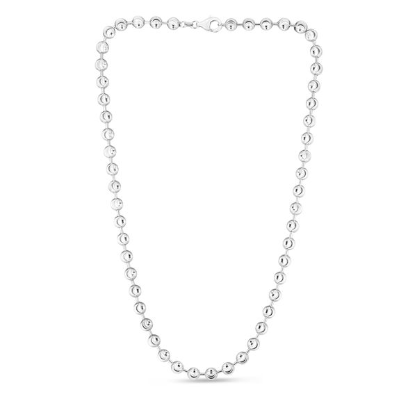 Sterling Silver 6mm Moon-cut Bead Chain Comstock Jewelers Edmonds, WA