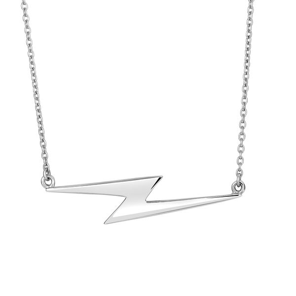 Vivity Latest Trendy Korean Style Lightning Bolt Thunder Necklace Punk  Fashion Silver Plated Brass, Stainless Steel Chain Price in India - Buy  Vivity Latest Trendy Korean Style Lightning Bolt Thunder Necklace Punk
