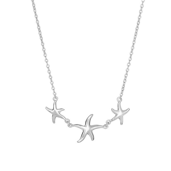 0.10 CT. T.W. Diamond Starfish Pendant in Sterling Silver | Peoples  Jewellers