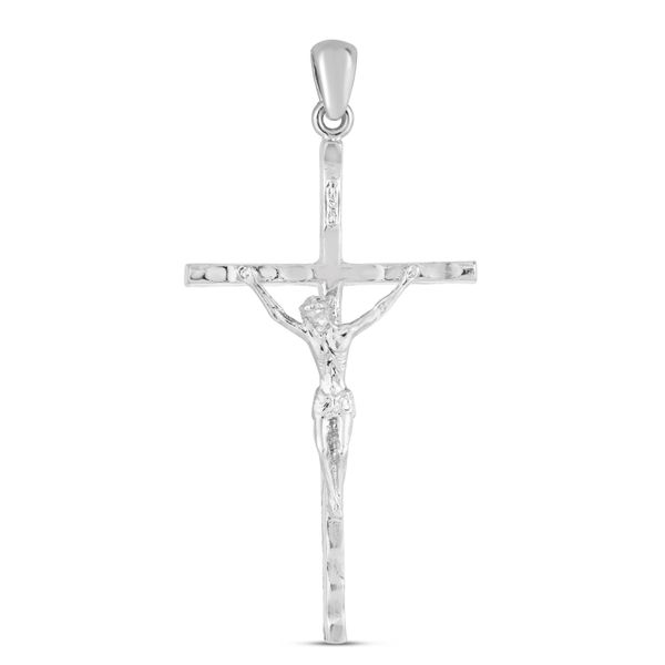 Silver Crucifix Cross Pendant James & Williams Jewelers Berwyn, IL