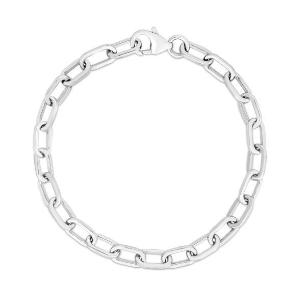 Silver Paperclip Chain Bracelet James Douglas Jewelers LLC Monroeville, PA