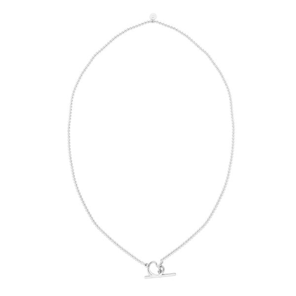 Silver Heart Toggle Necklace Barron's Fine Jewelry Snellville, GA