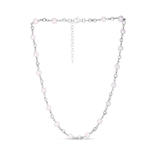 Sterling Silver Pearl Bead Chain Bracelet Wood's Jewelers Mount Pleasant, PA