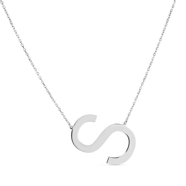 Silver S Letter Necklace Karen's Jewelers Oak Ridge, TN