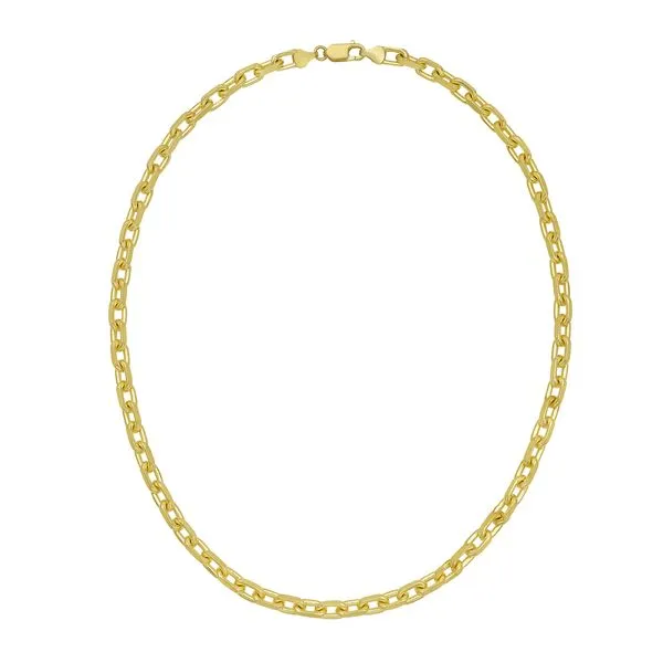 Gold Over Silver 5.6mm French Cable Chain Midtown Jewelers Herndon, VA