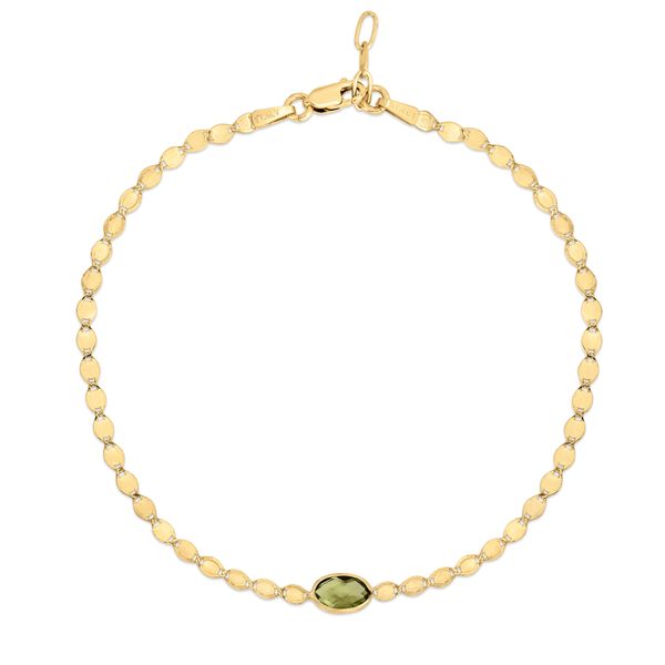 14K Peridot Mirrored Chain Necklace Whalen Jewelers Inverness, FL