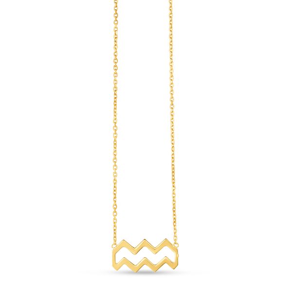 14K Gold Aquarius Necklace K. Martin Jeweler Dodge City, KS
