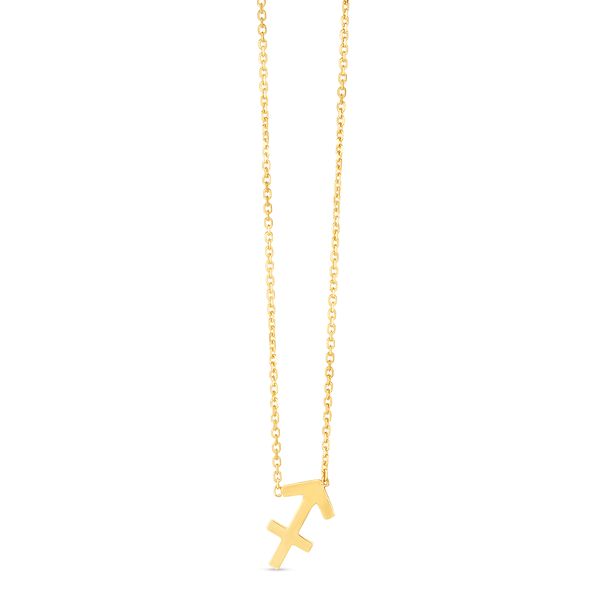 14K Gold Sagittarius Necklace The Hills Jewelry LLC Worthington, OH