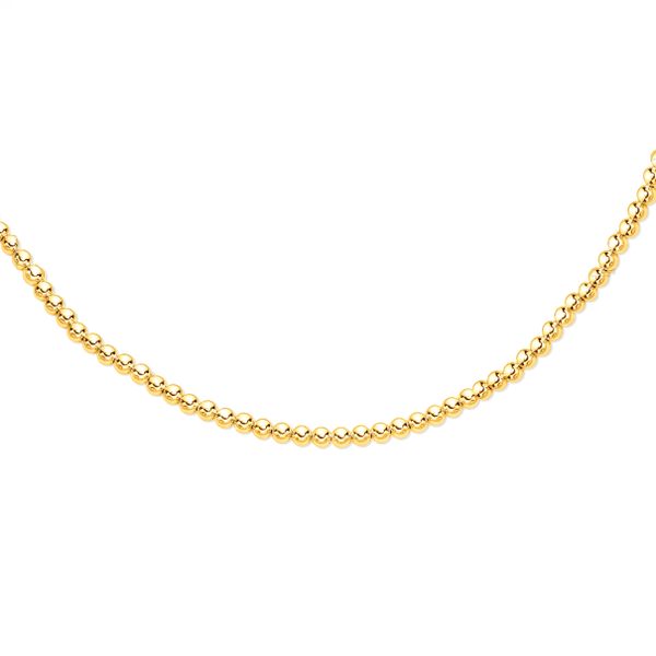 14K Gold 7mm Bead Chain Parris Jewelers Hattiesburg, MS