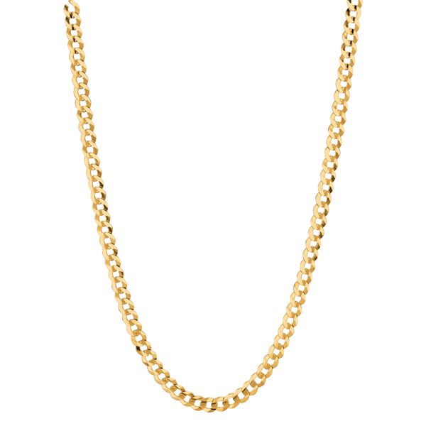 14K Gold 4.7mm Comfort Curb Chain Midtown Jewelers Herndon, VA