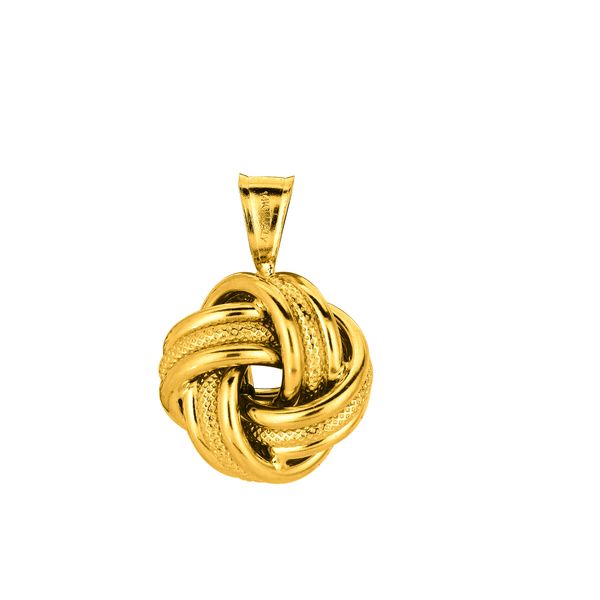 14K Gold Medium Love Knot Necklace Avitabile Fine Jewelers Hanover, MA